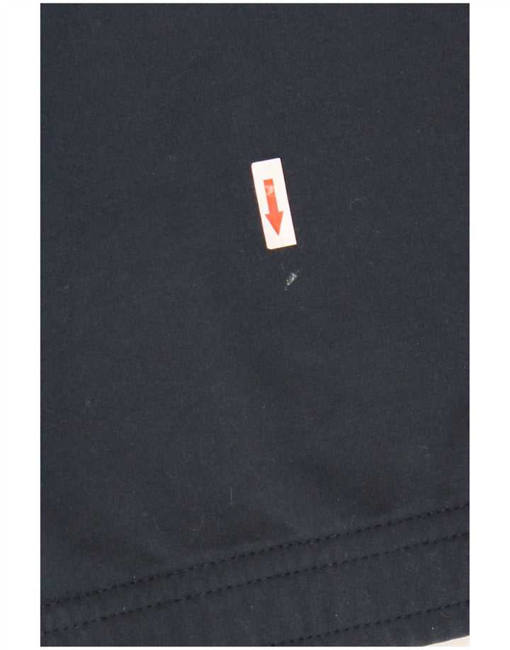 Felpa da uomo con collo con zip Lotto Maglione XL Blu navy in poliestere