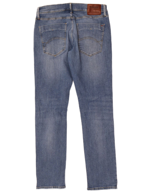 Tommy Hilfiger Uomo Scanton Slim Jeans W34 L32 Blu Cotone
