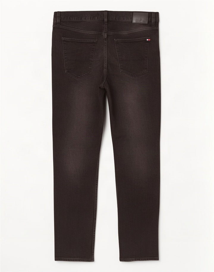 Tommy Hilfiger Uomo Bleecker Slim Jeans W40 L32 Cotone Nero