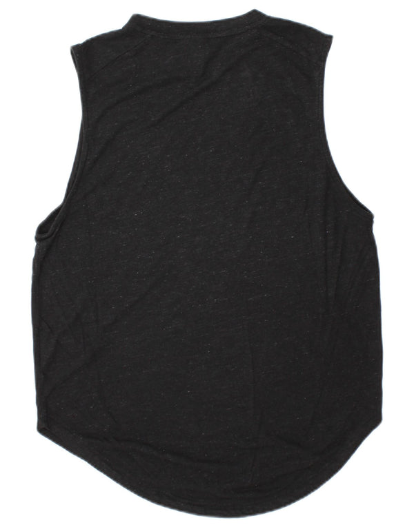 Canotta grafica da uomo Adidas Top in rayon chiazzato nero piccolo