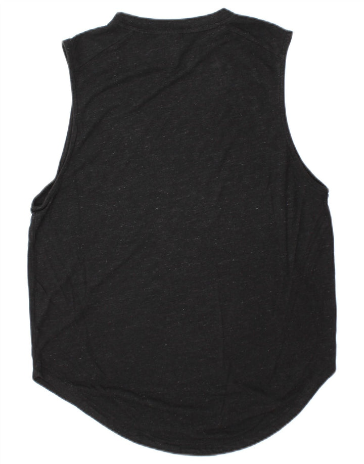 Canotta grafica da uomo Adidas Top in rayon chiazzato nero piccolo