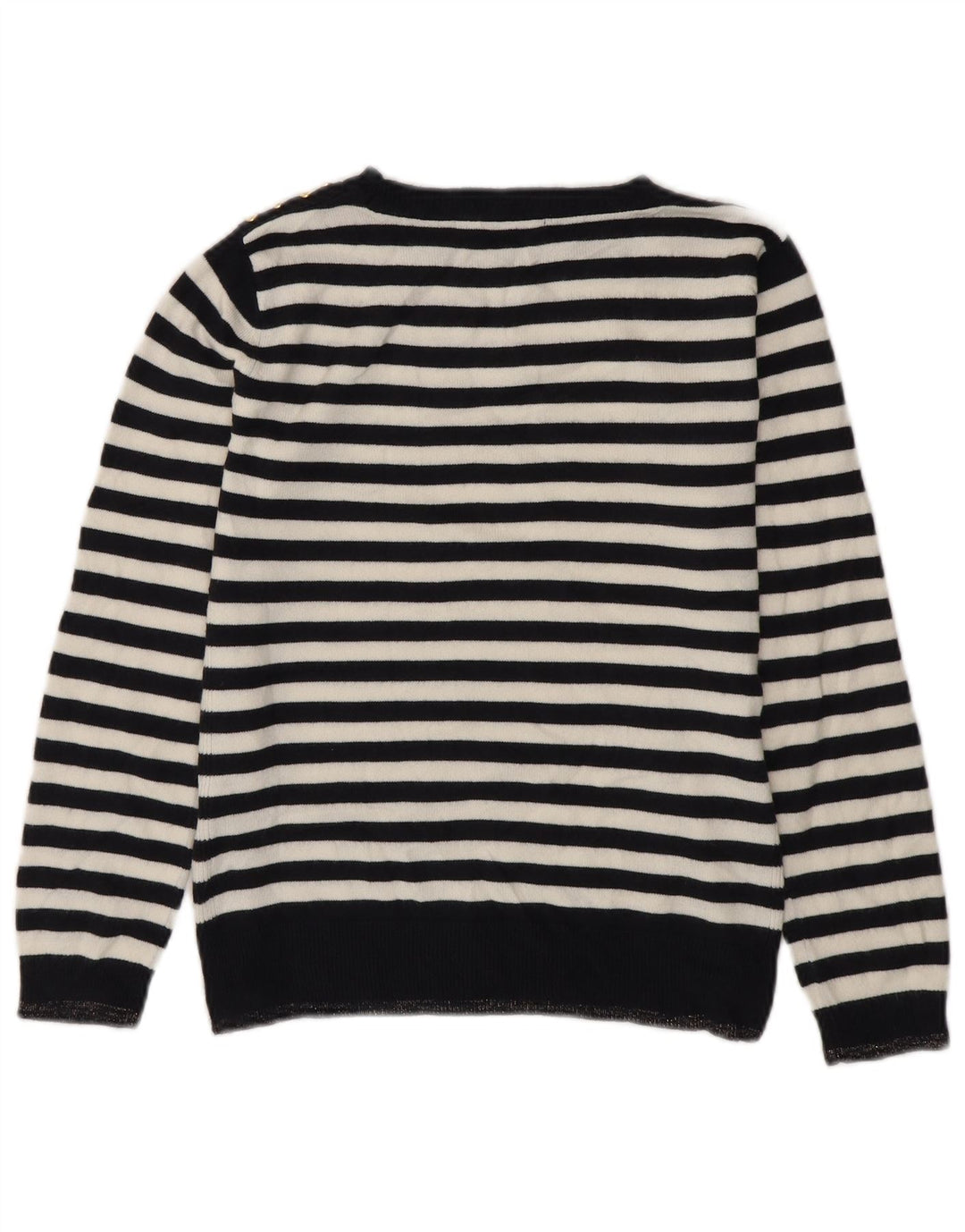 Maglione maglione con scollo a barca da donna Marks & Spencer UK 8 piccolo blu navy