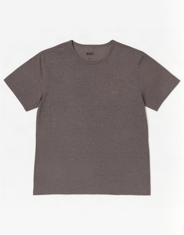 T-shirt da uomo Hugo Boss Top 2XL cotone chiazzato grigio