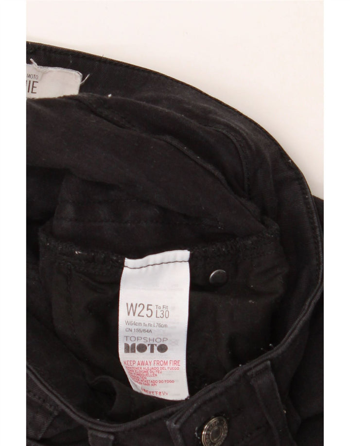TOPSHOP Womens Skinny Jeans W25 L27 Black Vintage Topshop and Second-Hand Topshop from Messina Hembry 