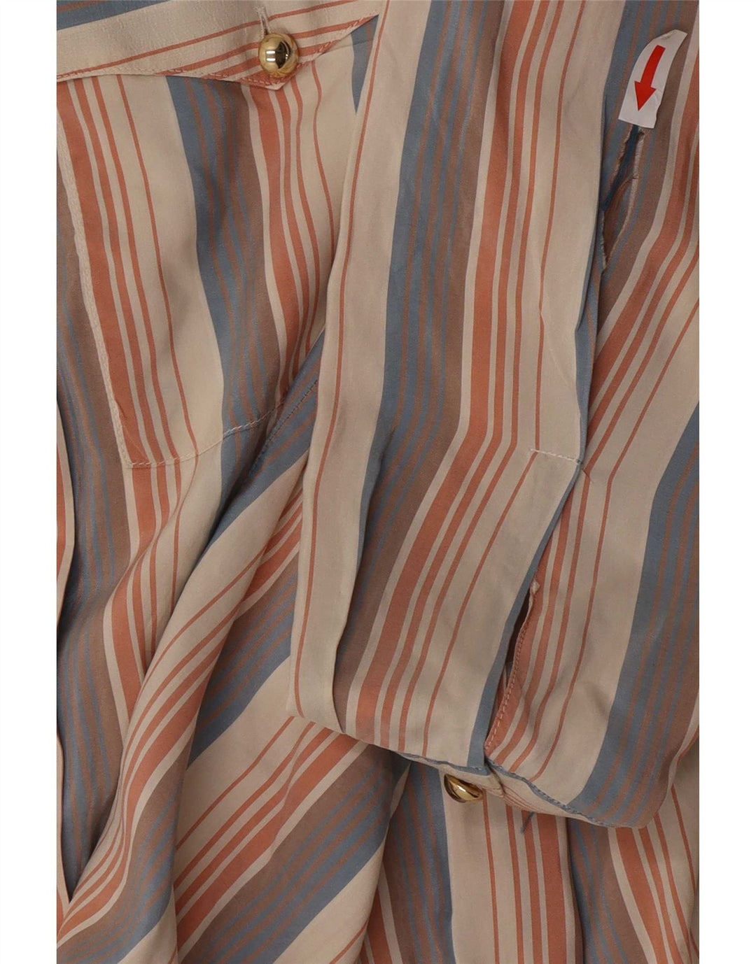 Camicia da donna Angelo Santagostino UK 10 piccola a righe multicolore