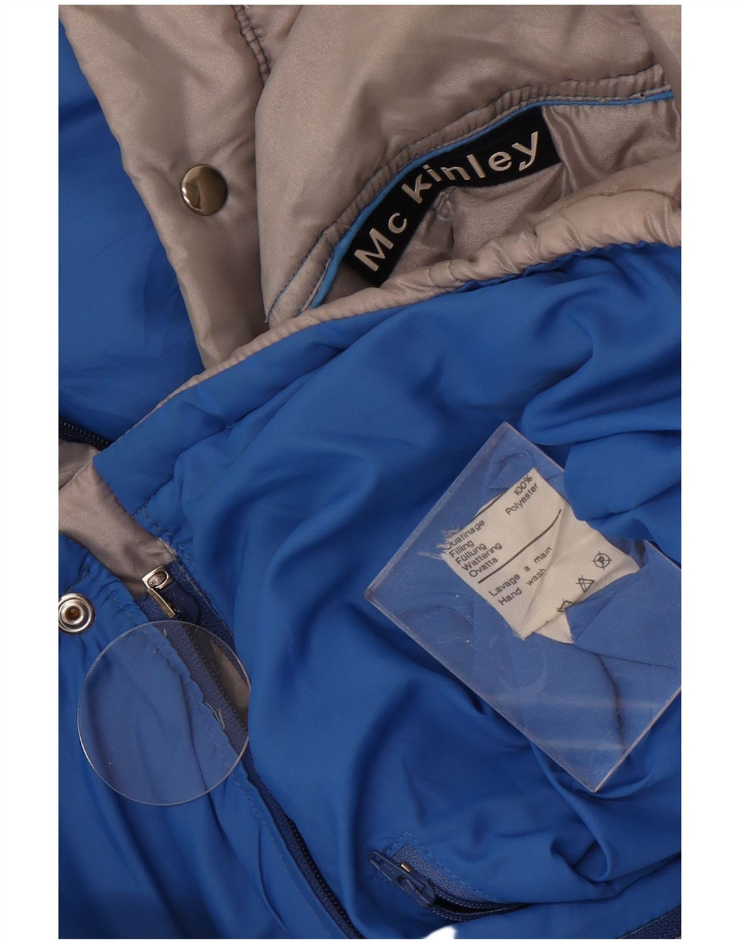 Giacca imbottita con cappuccio da uomo MC Kinley IT 46 Small Poliestere grigio