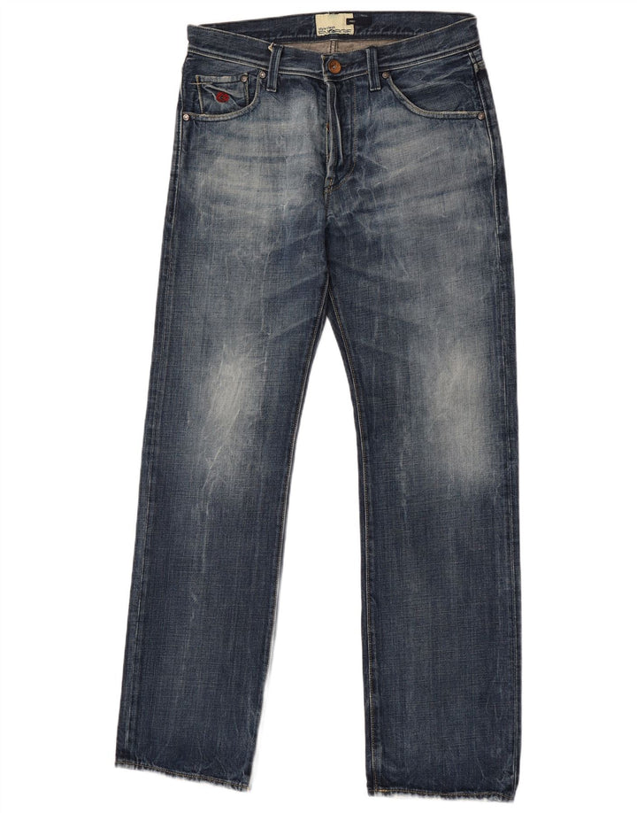 Jeans dritti da uomo Energe W33 L34 cotone blu