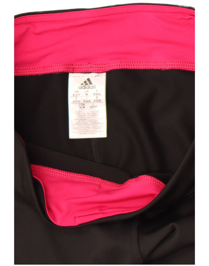 Leggings Adidas Climalite Capri da donna UK 12/14 Poliestere nero medio