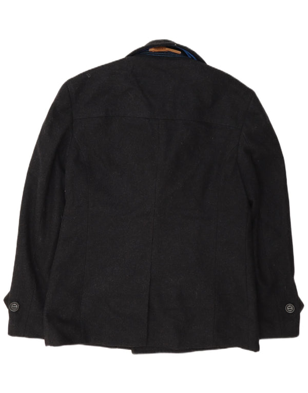 Cappotto da marinaio da uomo Superdry UK 42 XL grigio