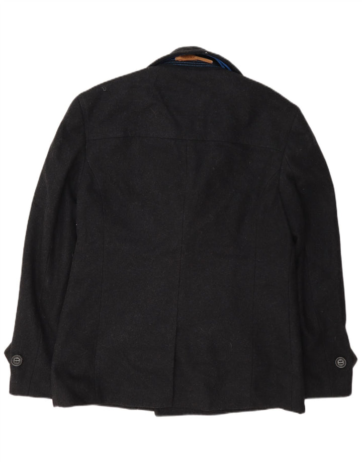 Cappotto da marinaio da uomo Superdry UK 42 XL grigio