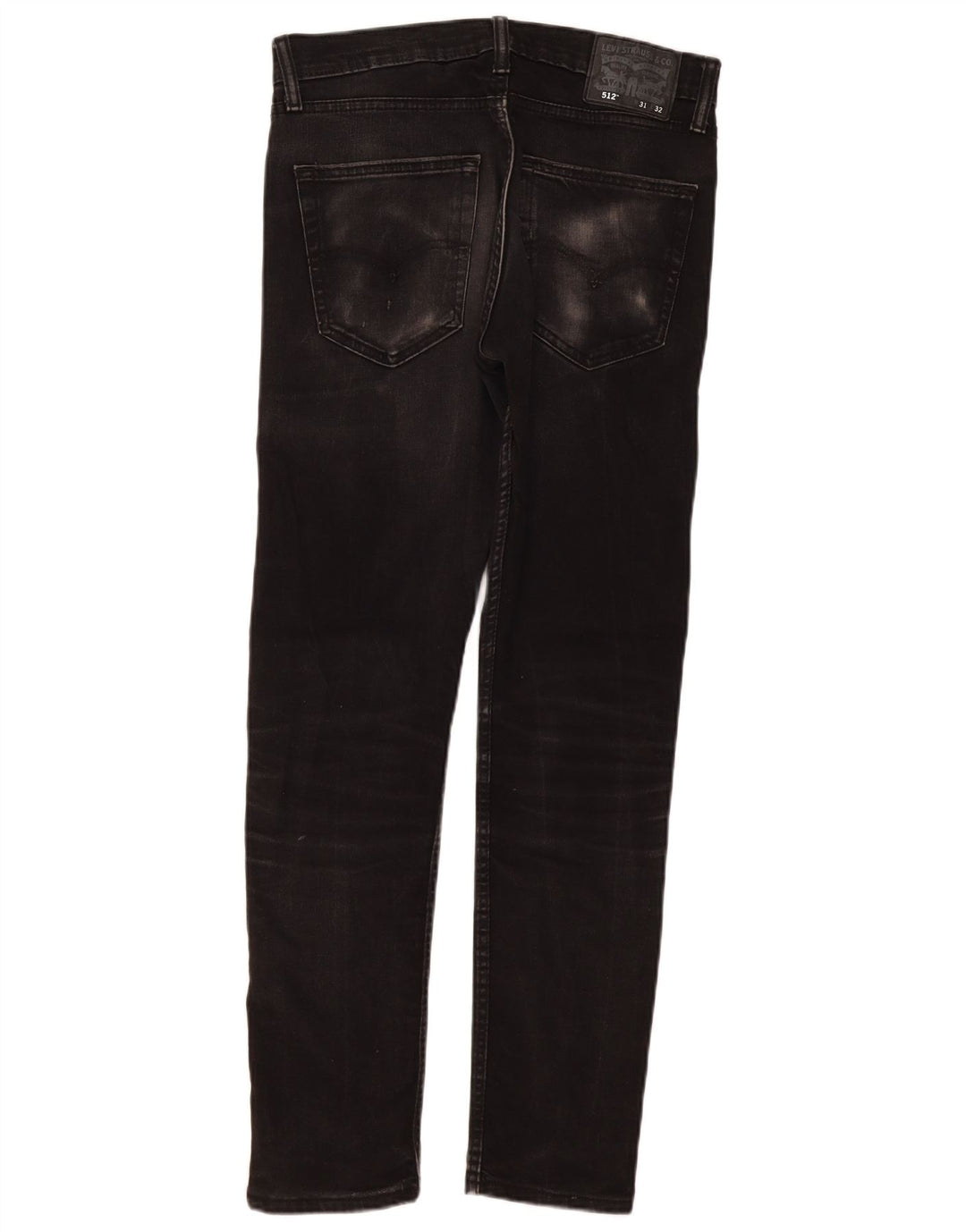 Jeans Levi's da uomo slim affusolati W31 L32 cotone nero
