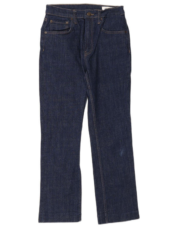 Jeans dritti da donna Zara EU 38 Small W28 L27 Cotone blu