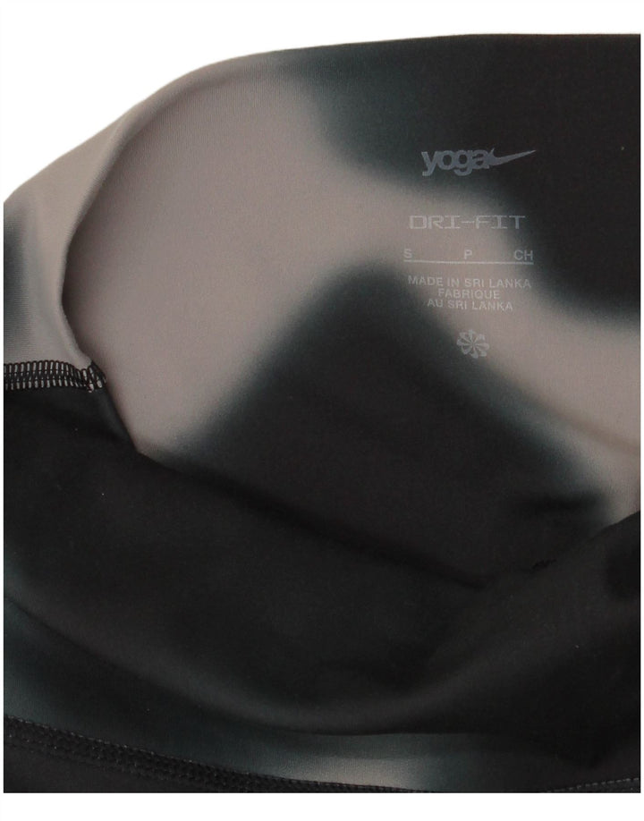 Leggings Nike Dri Fit da donna UK 10 Small Black Tie Dye