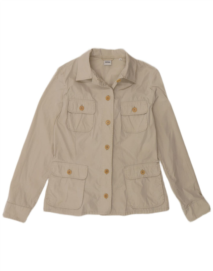Giacca da donna Aspesi UK 14 Large Beige Poliestere