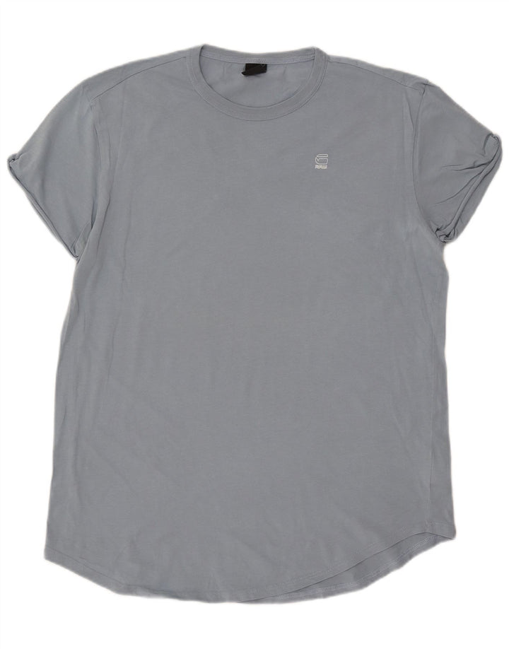 G-STAR Mens T-Shirt Top XL Blue Cotton