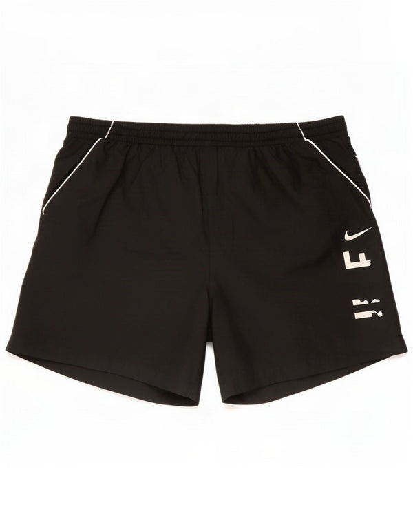 Pantaloncini da bagno con grafica Nike da uomo XL in nylon nero