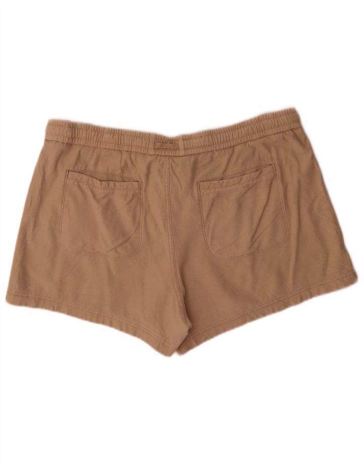Pantaloncini chino da donna Athleta UK 16 Large W36 cotone marrone