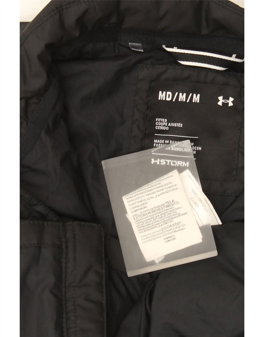 Gilet imbottito da donna Under Armour UK 14 medio poliestere nero