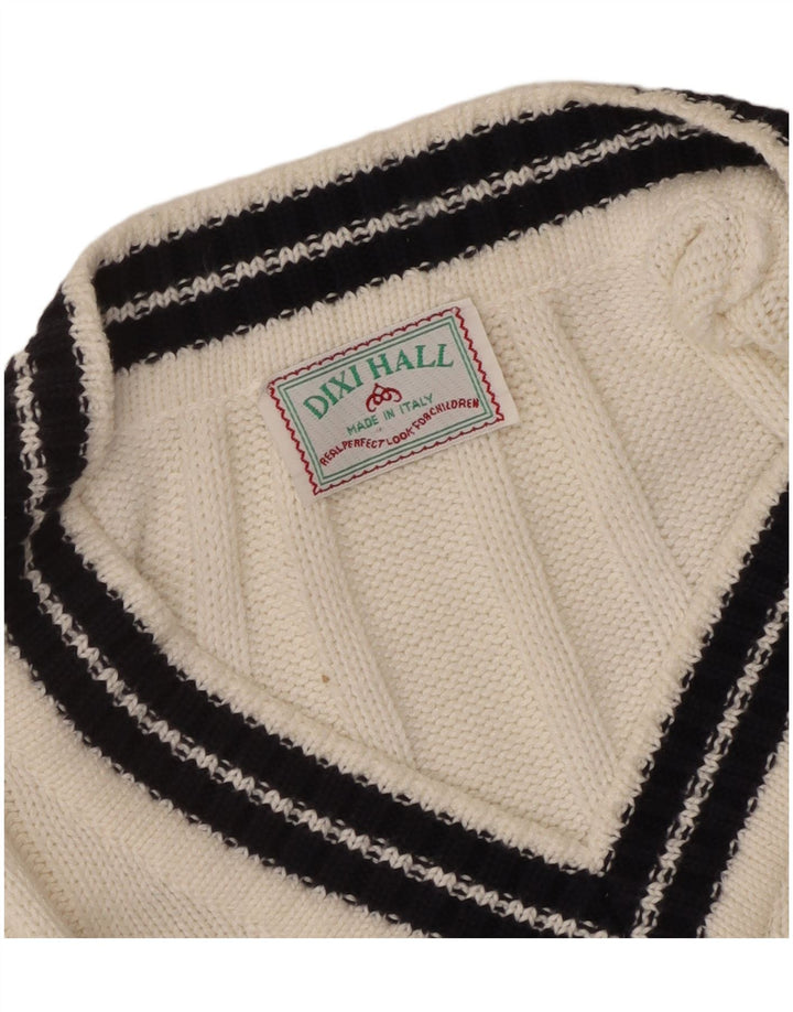 Canotta vintage da donna, taglia UK 14, colore bianco medio