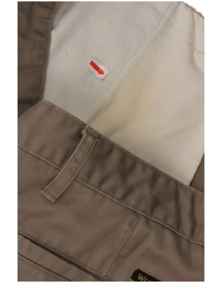 Pantaloni chino da uomo WRANGLER W38 L34 in cotone grigio
