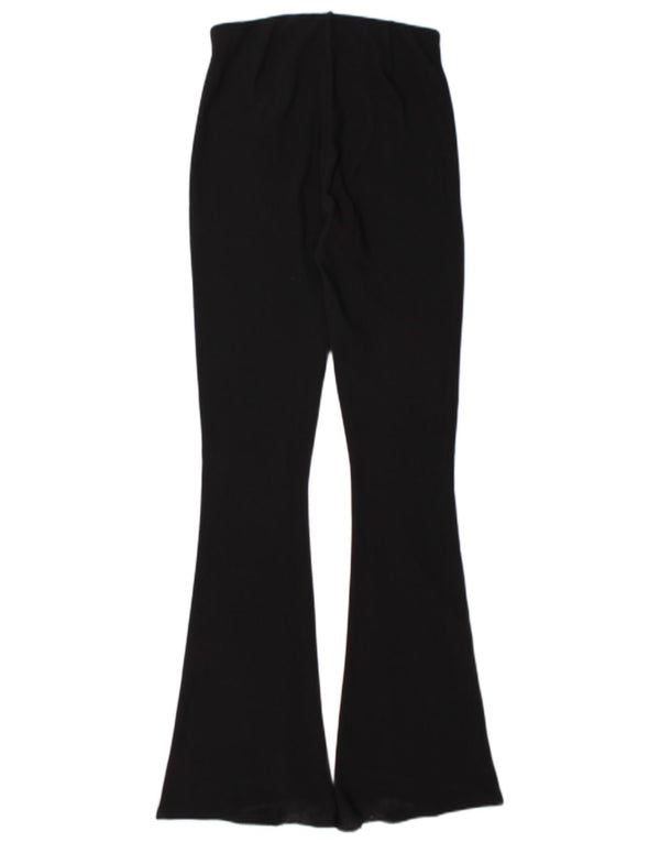 Leggings svasati da donna Zara UK 14 poliestere nero medio