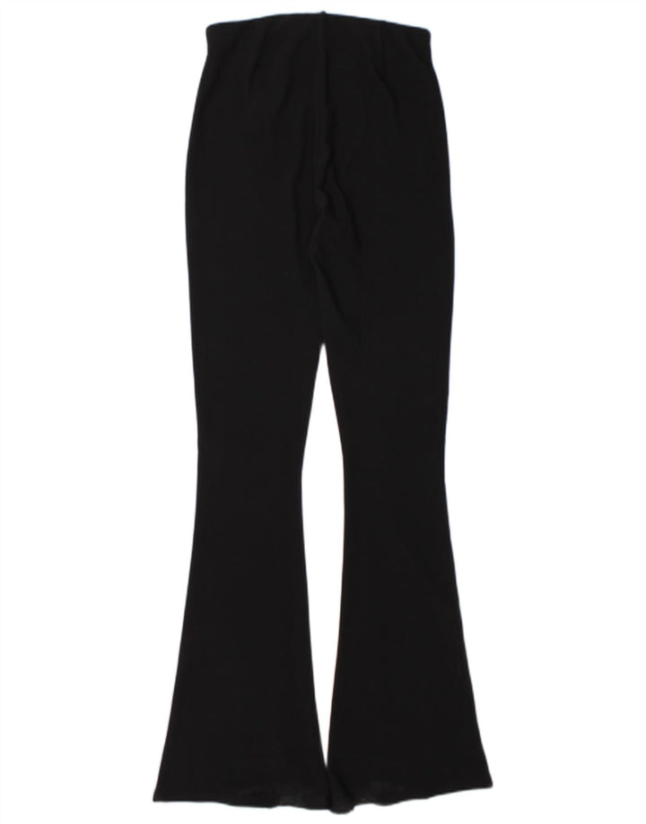 Leggings svasati da donna Zara UK 14 poliestere nero medio