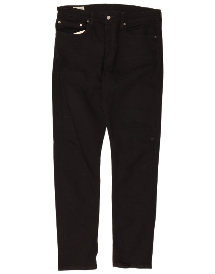 LEVI'S Jeans da uomo 512 slim affusolati W34 L34 cotone nero