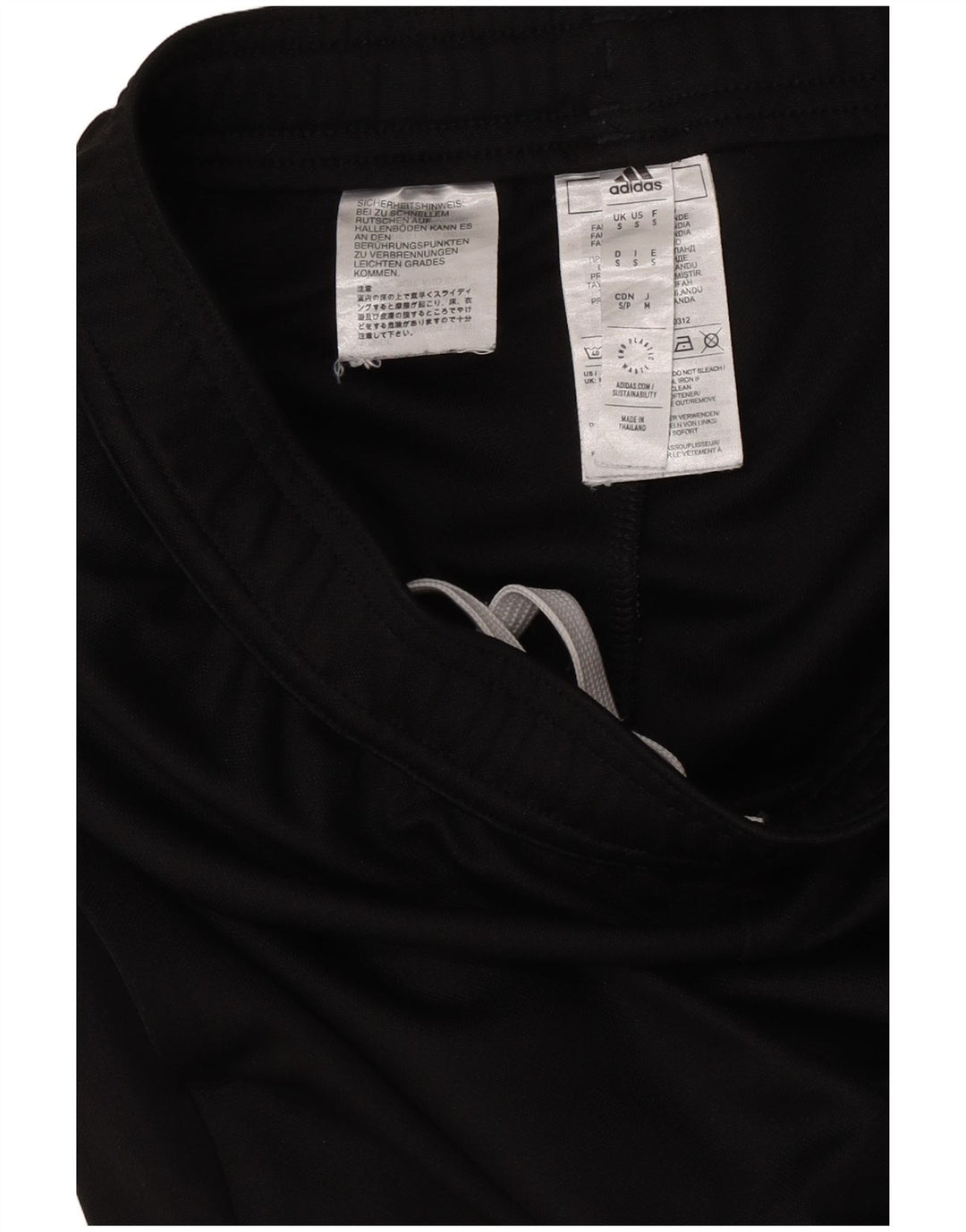 Pantaloni da tuta Adidas Aeroready da uomo piccoli in poliestere nero