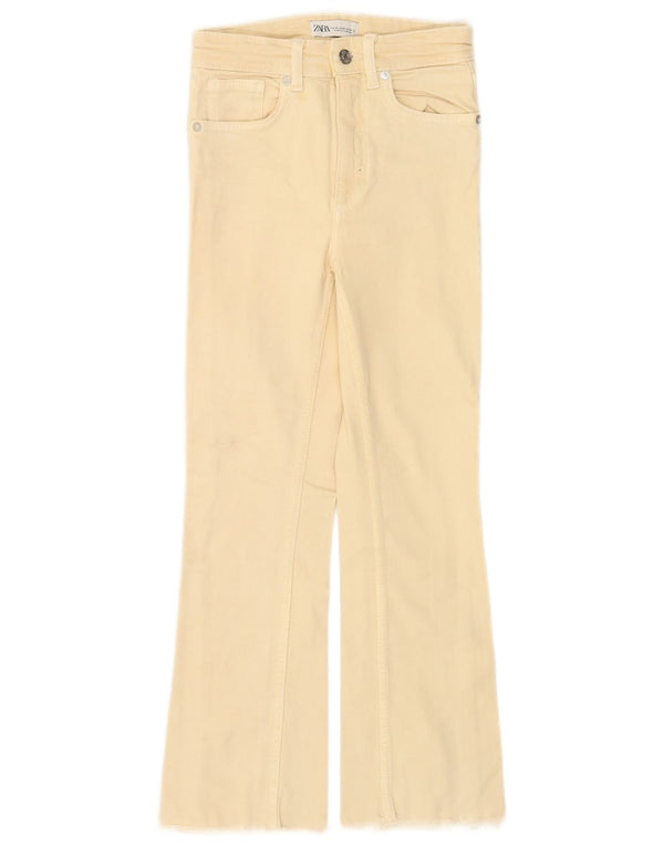 Jeans Bootcut da donna Zara EU 34 2XS W24 L24 Beige