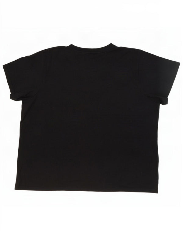 T-shirt da donna Levi's Top UK 22 3XL cotone nero