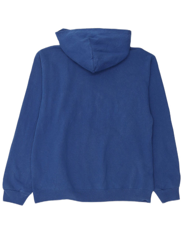 Felpa con cappuccio grafica da uomo NFL grande in cotone blu
