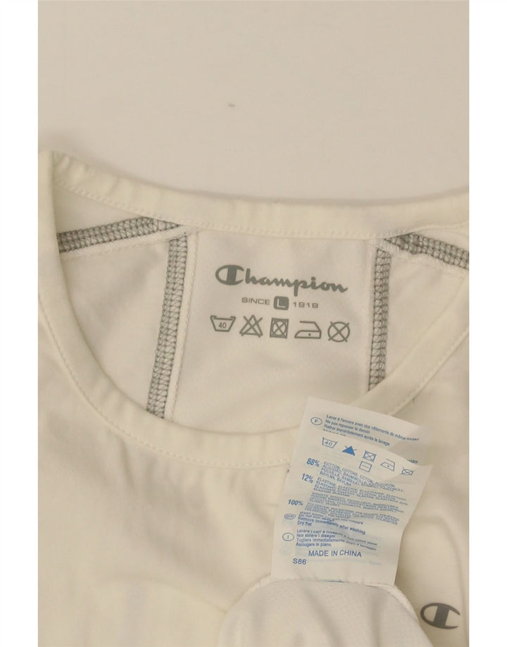 Canotta da donna Champion UK 14 grande cotone bianco