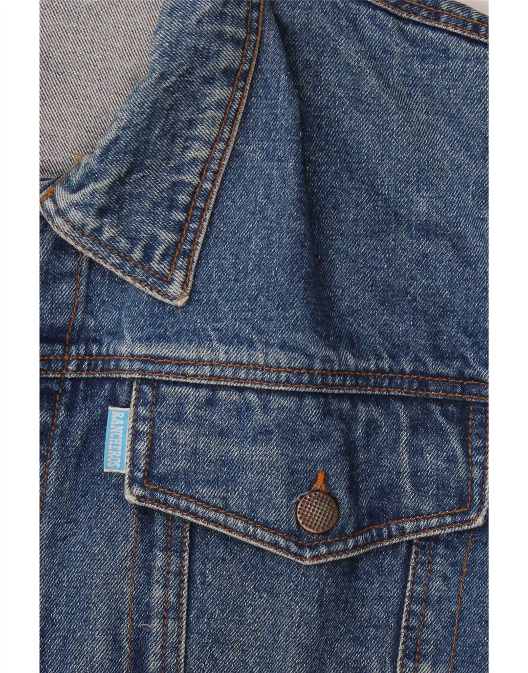 Giacca di jeans da uomo Rancheros UK 40 grande blu