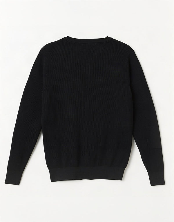 Maglione girocollo da uomo Zara piccolo in cotone verde