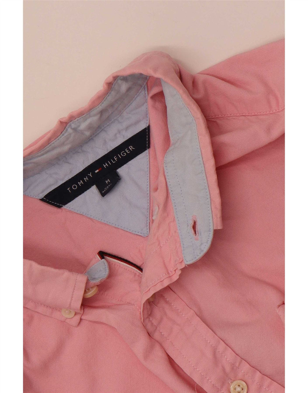 Camicia da uomo Tommy Hilfiger rosa medio