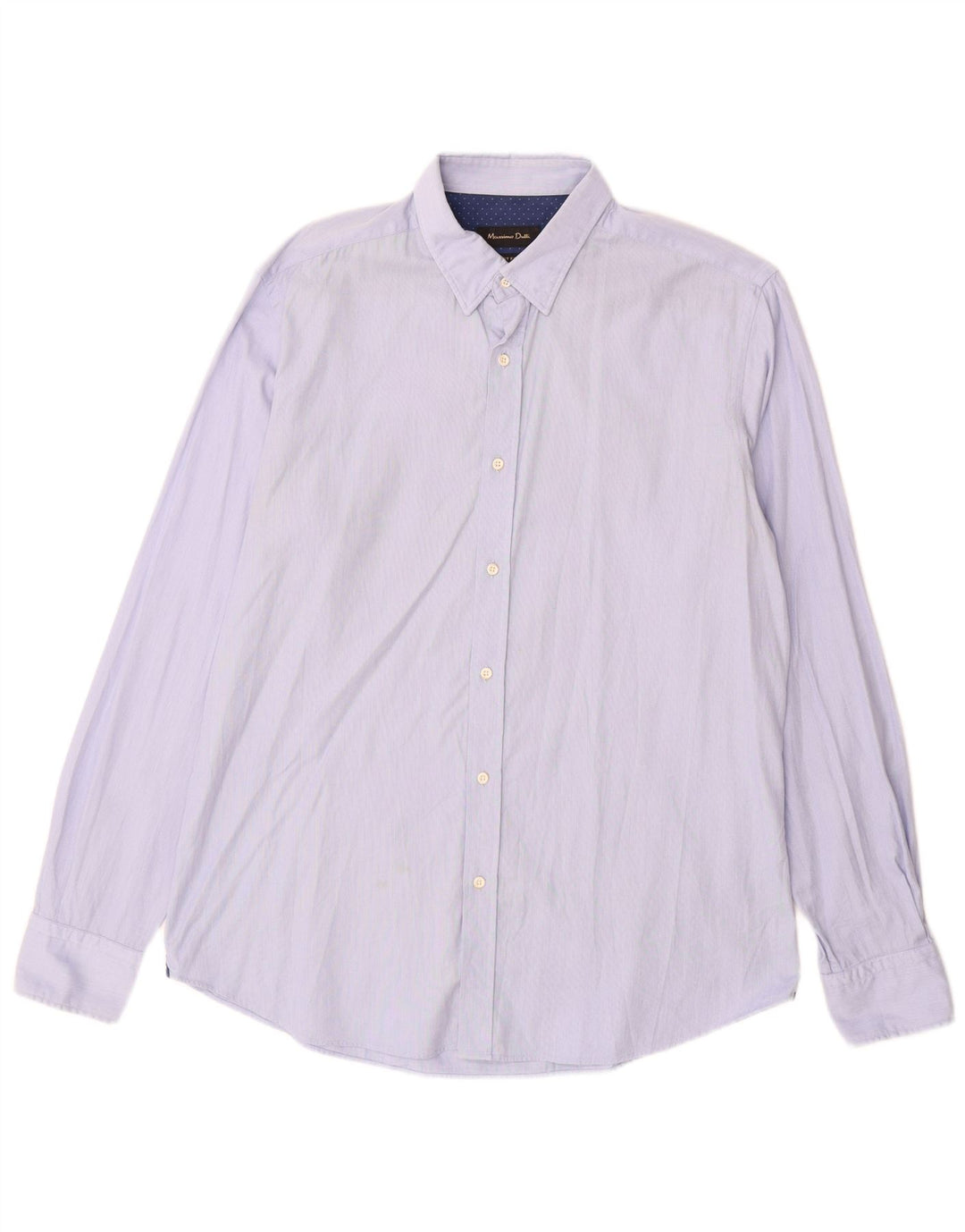 Camicia Uomo Massimo Dutti Large Blu Cotone
