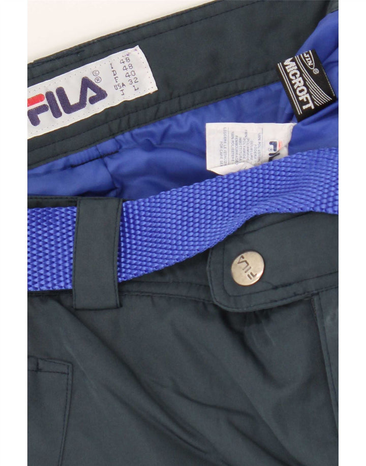 Pantaloni da sci Fila Uomo IT 48 Medium Blu Navy Poliestere