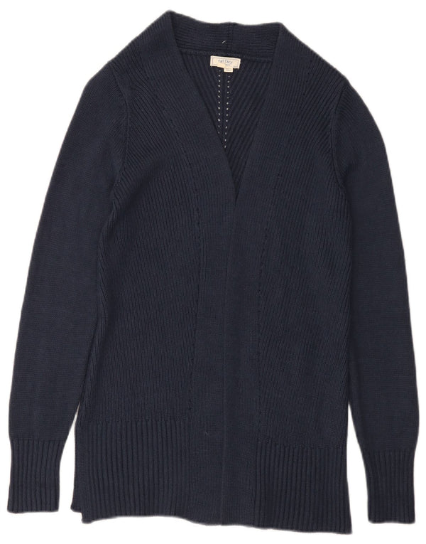 Maglione cardigan aperto da donna Fat Face UK 6 XS blu navy acrilico