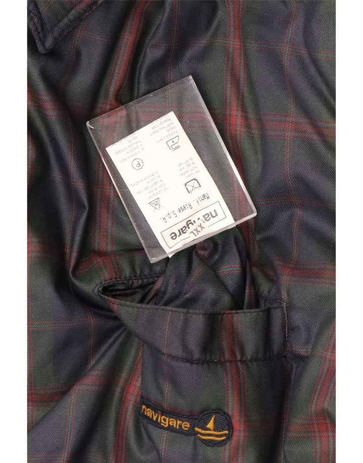 Giacca reversibile da uomo NAVIGARE UK 44 2XL Lana blu navy