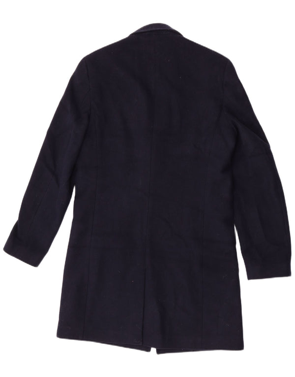 Cappotto da uomo Jigsaw UK 38 medio in lana blu navy