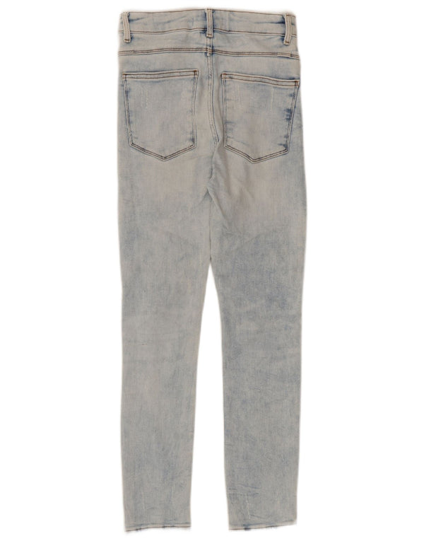 Jeans skinny effetto invecchiato da donna Zara EU 36 XS W26 L27 Blu
