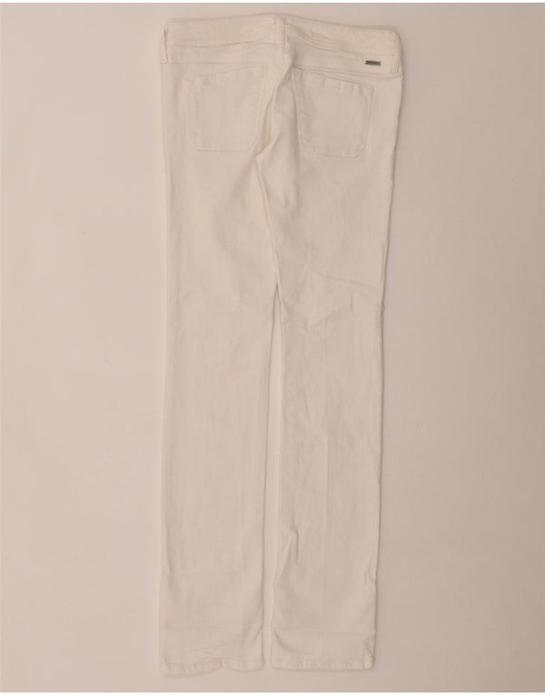 Jeans slim lowky da donna DIESEL W28 L34 cotone bianco