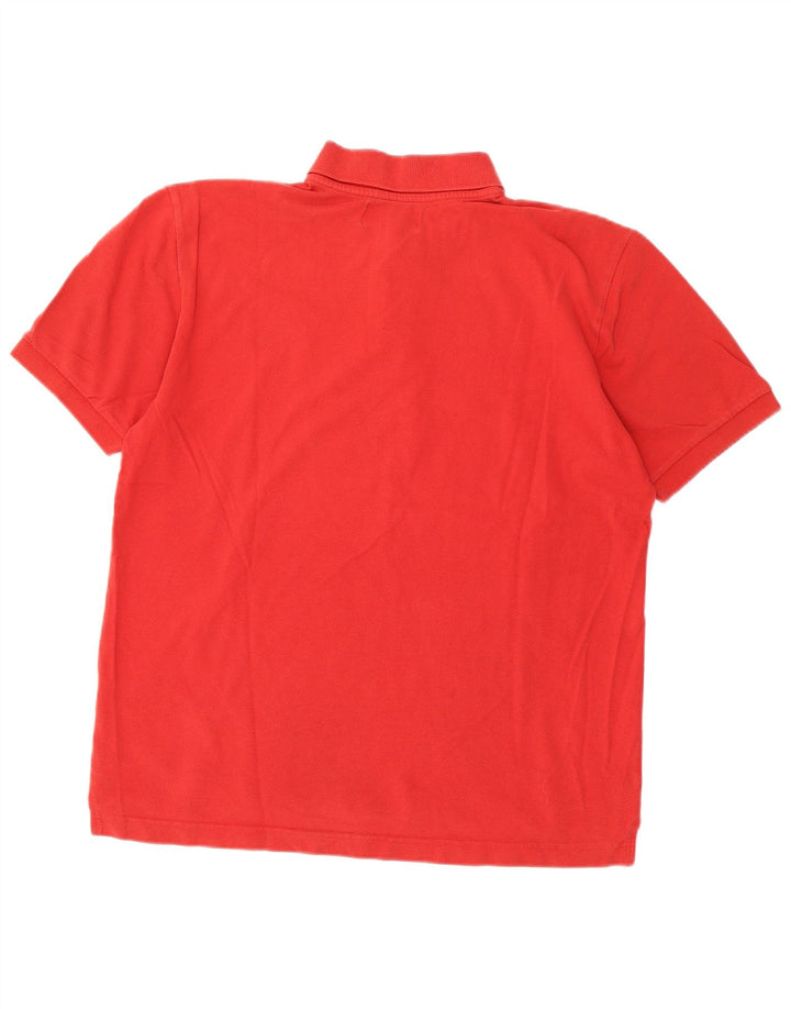 Polo Kappa Uomo Large Rossa In Cotone
