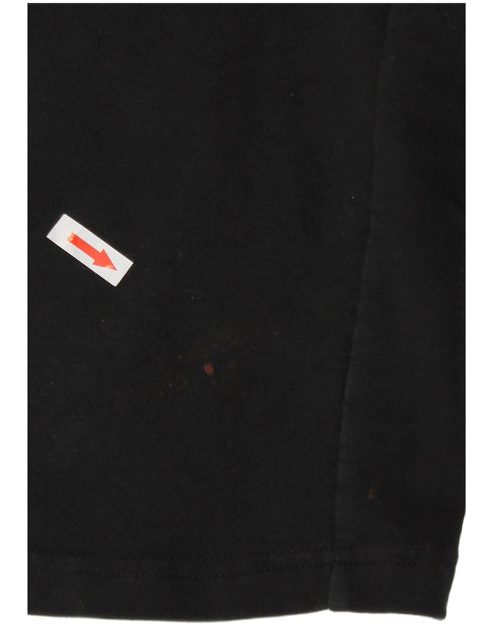 Pantaloncini sportivi Reebok da uomo di colore nero medio in cotone