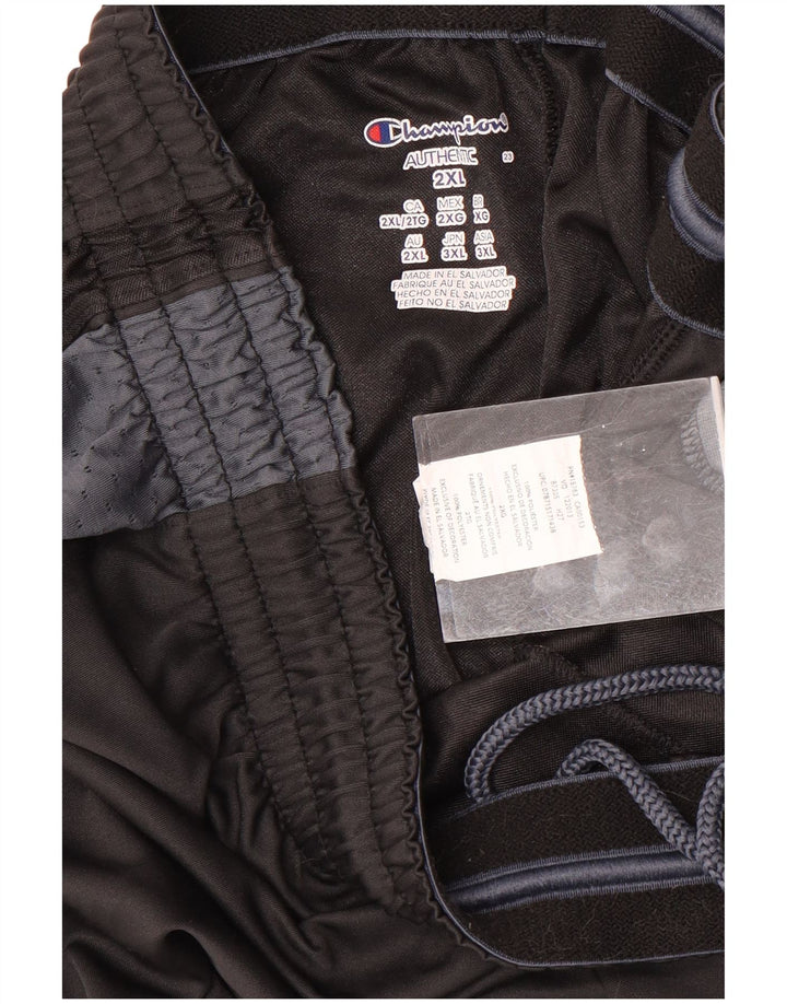 Pantaloncini sportivi da uomo Champion 2XL Poliestere color block nero