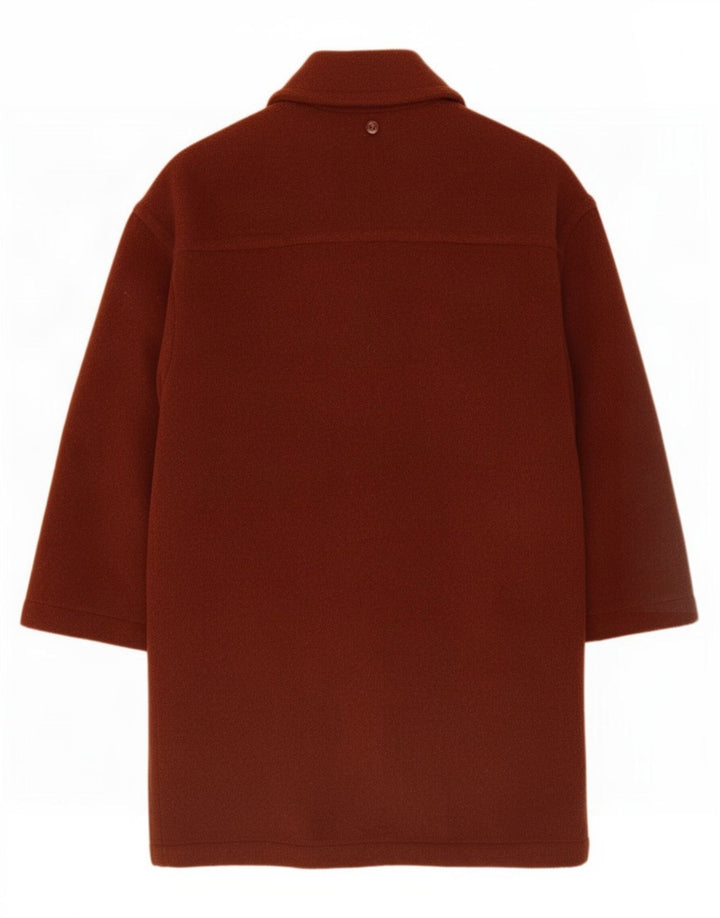 Montgomery oversize da donna di qualità superiore US 3 XS lana marrone
