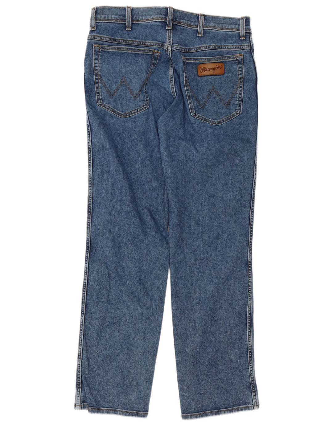 Jeans dritti da uomo Wrangler Texas W34 L32 cotone blu