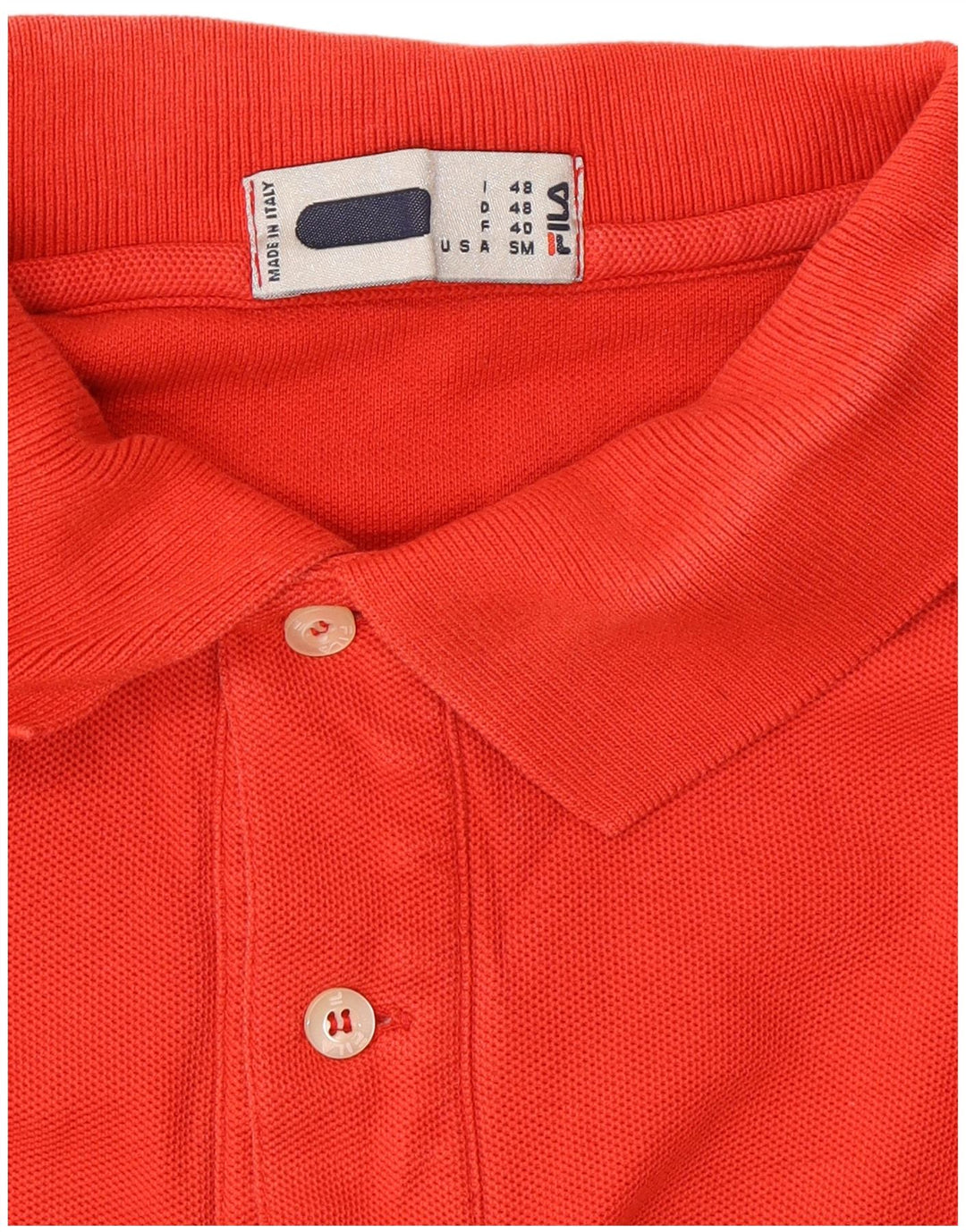Polo Uomo FILA IT 48 Medio Rosso