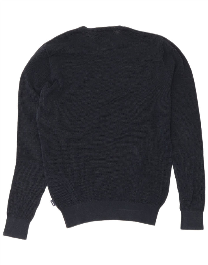 Maglione maglione girocollo da uomo Armani Jeans cotone medio blu navy