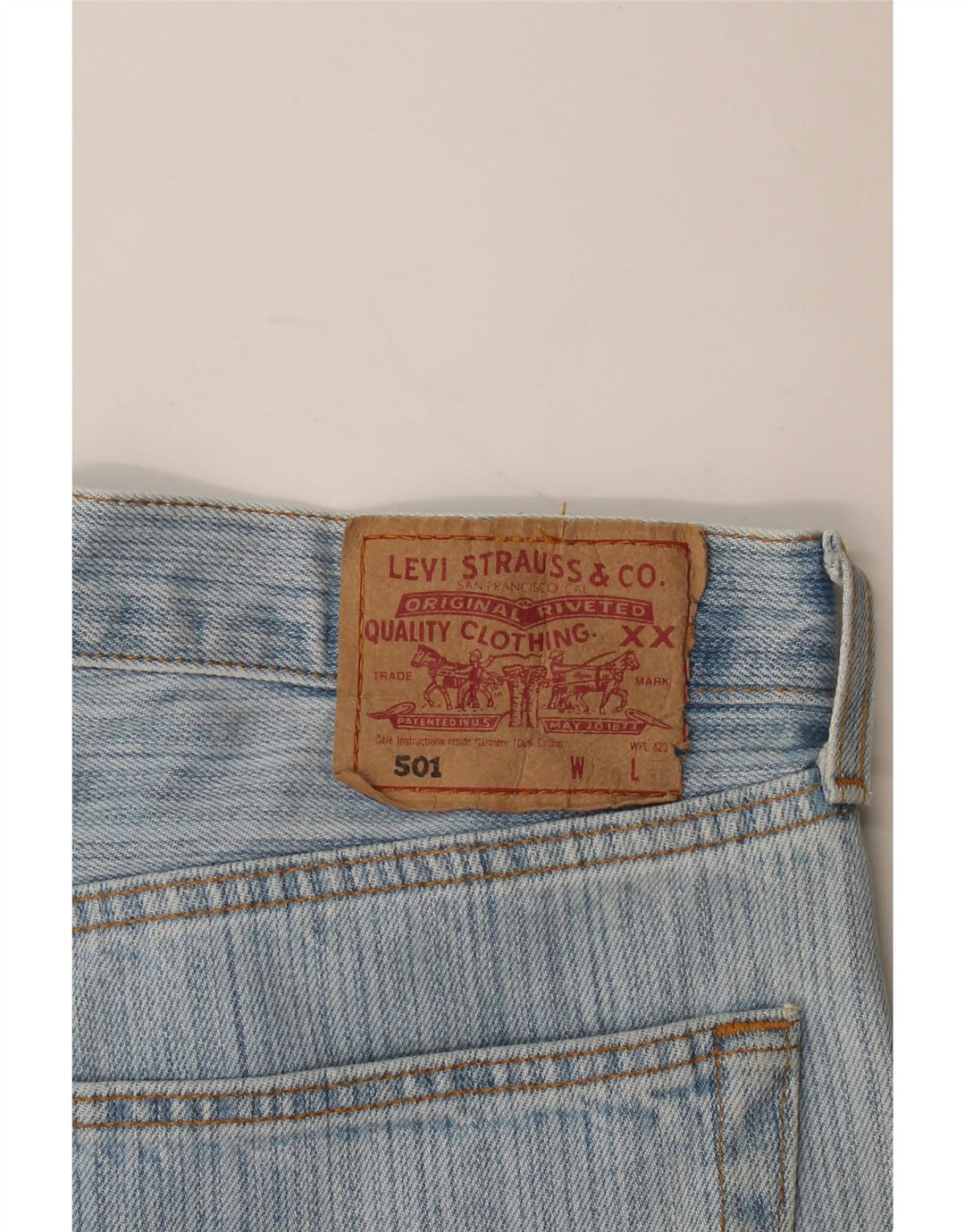 Jeans dritti Levi's 501 da donna W38 L29 Blu